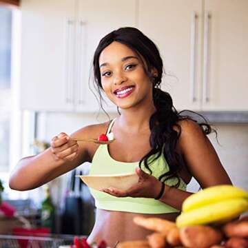 Chic Leaf 5.5 Inch 16oz Compostable and Biodegradable Palm Leaf Square Bowls for Wedding & Catering (25 Pack)