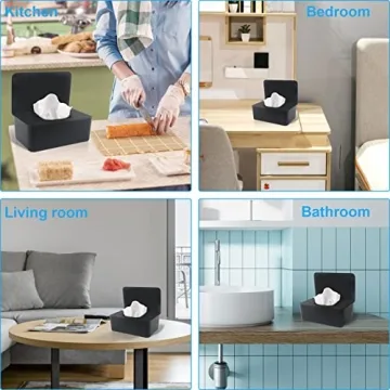 LEQXGO Baby Wipes Dispenser Non-Slip Large Capacity