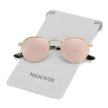 NIDOVIX Kids Polarized Sunglasses Classic Metal Frame for Baby Boys Girls Age 0-4 100% UV Protection...