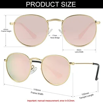 NIDOVIX Polarized Kids Sunglasses for Ages 0-4 UV Protection