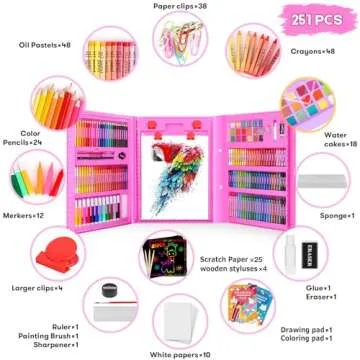 iBayam 2024 New Premium Art Kit - 251-Piece Art Supplies in Portable Case