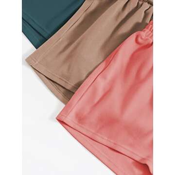 GORGLITTER Summer Crop Tops and Shorts Set for Women