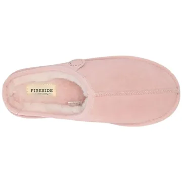 Fireside by Dearfoams Women’s Greta Shearling Slippers