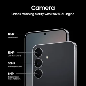 Samsung Galaxy S25 FE 128GB AI Smartphone in Jet Black