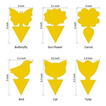 24 Pack Sticky Traps for Natural Indoor Outdoor Pest Control