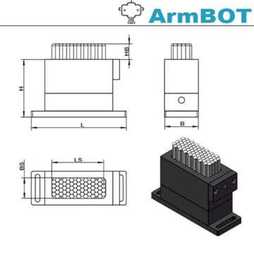 CNC Assembly Flexible Claw Fixture for Laser Marking Machines - Durable SUS Steel