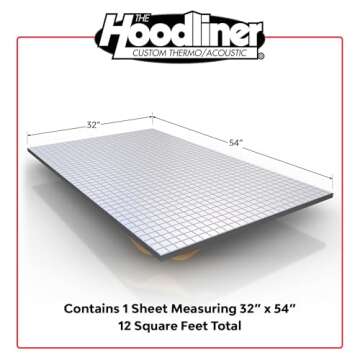 Dynamat Hoodliner - Ultimate Noise & Heat Control Solution