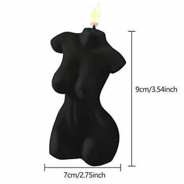 Eco-Friendly Body Shaped Candles for Home Decor