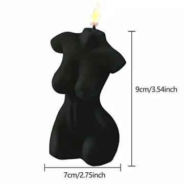 Eco-Friendly Body Shaped Candles for Home Decor