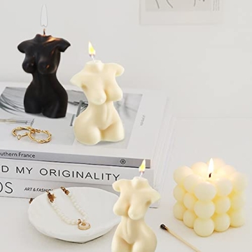 Eco-Friendly Body Shaped Candles for Home Decor