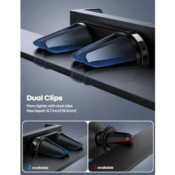 Lamicall Universal Car Phone Holder for 4.7-6.5" Smartphones