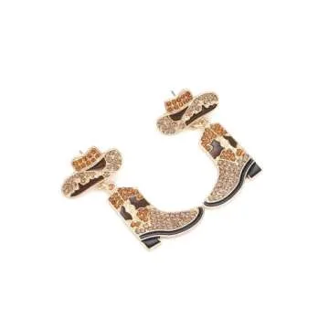 Stunning Colorful Rhinestone Cowboy Earrings for Every Occasion