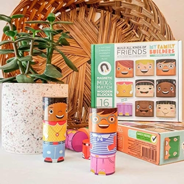 My Family Builders 16-Piece Diversity Play Set for Kids