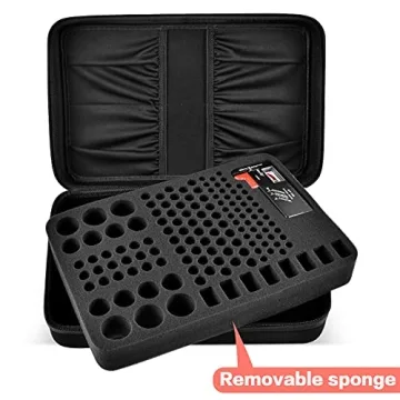 Comecase Hard Battery Organizer with Tester for 148 Batteries