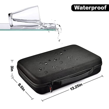 Comecase Hard Battery Organizer with Tester for 148 Batteries