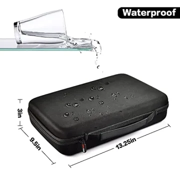 Comecase Hard Battery Organizer with Tester for 148 Batteries