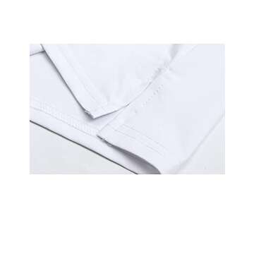 Felisou Ladies Golf Shirt, Quick Dry Athletic Polo Top - White XL