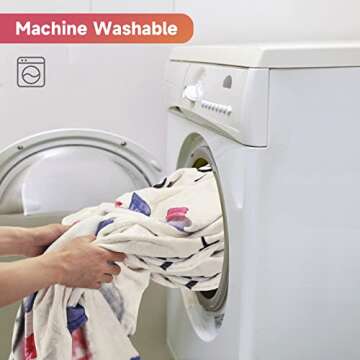 VETEBLE Super Soft Blanket Gifts for Mom, Perfect Mom Gifts for Mother's Day, Christmas, Birthday Gifts for Mom from Daughter Son, Large Soft Flannel Throw Blanket Presents for Mother, 70" x 55"