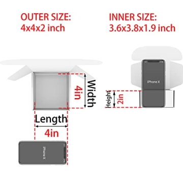 Lmuze Small Pink Shipping Boxes for Gifts and Shipping