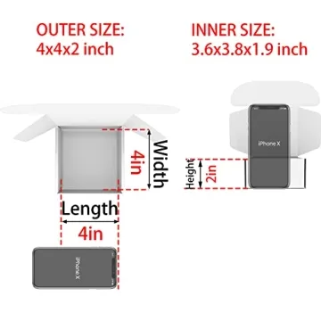 Lmuze Small Pink Shipping Boxes for Gifts and Shipping