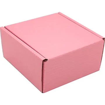 Lmuze Small Pink Shipping Boxes for Gifts and Shipping
