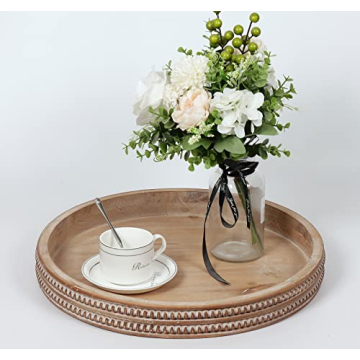 Stylish Carah & Cossh Wooden Tray Perfect for Decor