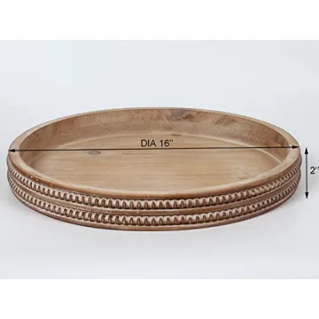 Stylish Carah & Cossh Wooden Tray Perfect for Decor