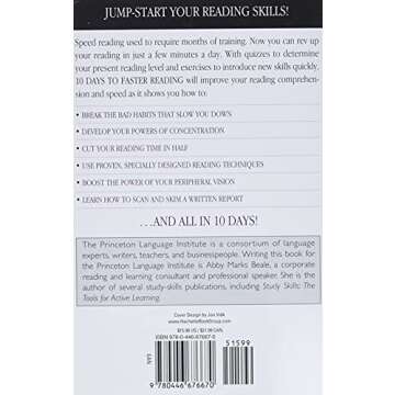 10 Days to Faster Reading: Master Your Speed and Comprehension