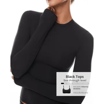 INLYRIC Women's Stretchy Long Sleeve Crop Top Comfort & Style