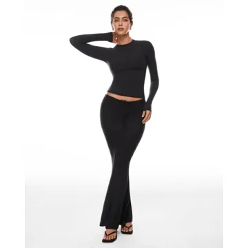 INLYRIC Women's Stretchy Long Sleeve Crop Top Comfort & Style