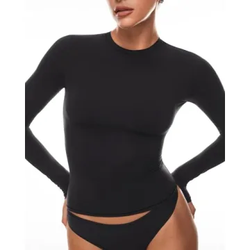 INLYRIC Women's Stretchy Long Sleeve Crop Top Comfort & Style