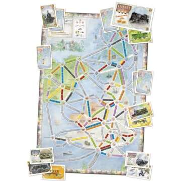 Ticket to Ride United Kingdom + Pennsylvania Board Game EXPANSION - Strategy Game, Family Game for Kids & Adults, Ages 8+, 2-5 Players, 30-60 Minute Playtime, Made by Days of Wonder