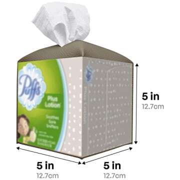 Carrotez Tissue Box Cover, [Refined] Modern PU Leather Square Tissue Box Holder - Decorative Holder/Organizer for Bathroom Vanity Countertop, Night Stands, Office Desk & Car 5"X5"X5" - Cocoa Brown