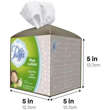 Carrotez Tissue Box Cover, [Refined] Modern PU Leather Square Tissue Box Holder - Decorative Holder/Organizer for Bathroom Vanity Countertop, Night Stands, Office Desk & Car 5"X5"X5" - Cocoa Brown