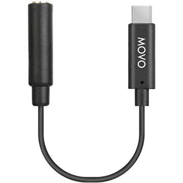 Movo VXR10-PRO External Video Microphone for Osmo Pocket, Camera, Smartphones, with Rycote Lyre Shoc...