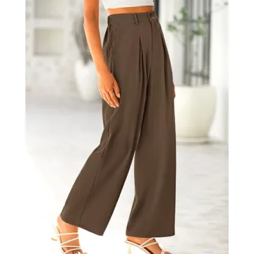 Stylish BTFBM High Waist Casual Wide Leg Pants for Women