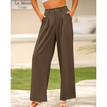 Stylish BTFBM High Waist Casual Wide Leg Pants for Women