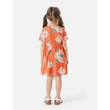 Stylish Floral Skater Dresses for Toddler Girls - 3-Pack