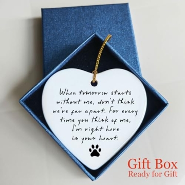 Pet Memorial Heart for Loss of Dog or Cat Gift