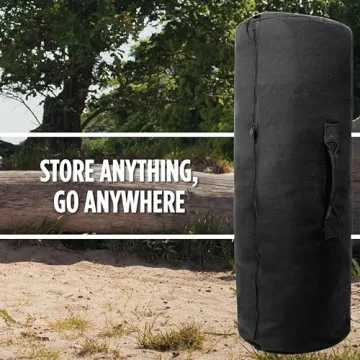 Rothco Canvas Duffle Bag Durable Outdoor Adventure Gear