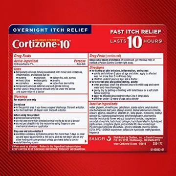 Cortizone 10 Maximum Strength Itch Relief Lavender Creme 1 oz.