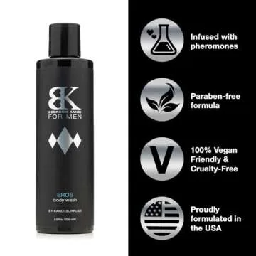 Bedroom Kandi for Men Body Wash | Pheromone Enhanced Moisturizing & Deodorizing Wash | Eros Scent | ...