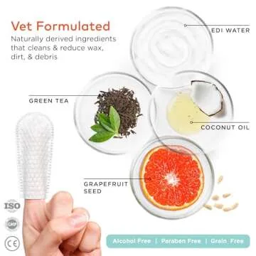 ARCA PET Dental Finger Wipes for Easy Dog Teeth Cleaning