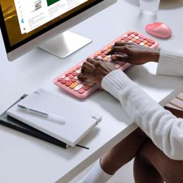 KNOWSQT Wireless Keyboard & Mouse Combo - Sleek & Silent