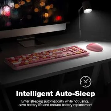KNOWSQT Wireless Keyboard & Mouse Combo - Sleek & Silent