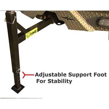 HME Truck Hitch Game Hunting Hoist - Complete Kit (Includes Winch/Gambrel for Skinning or Cleaning g...