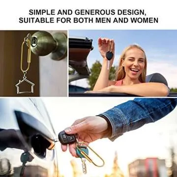 Elegant WILLBOND Brass Key Rings - Durable and Stylish