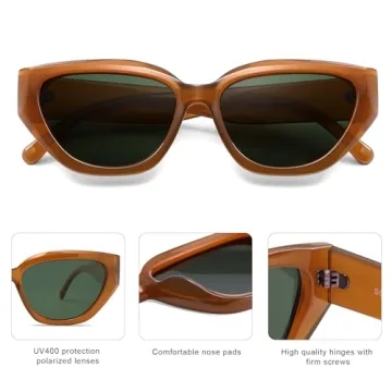 Stylish SOJOS Cat Eye Polarized Sunglasses for Women