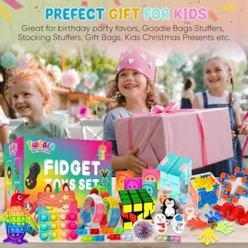 120 Pcs Fidget Toys Pack for Fun and Focus