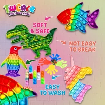 120 Pcs Fidget Toys Pack for Fun and Focus